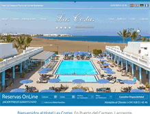 Tablet Screenshot of hotellascostas.com